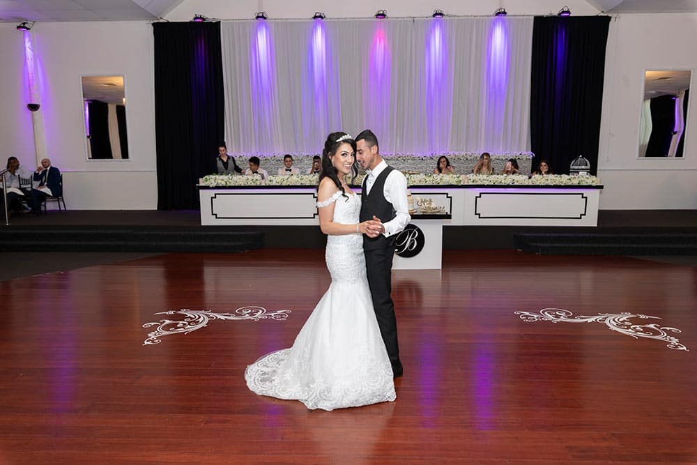 first dance bride and groom reception